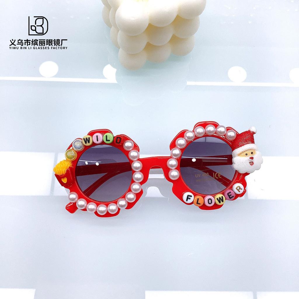 Fashion Children'S Sunglasses Travel Uv Protection Sunshade Sunscreen Diy Baby Glasses Cute