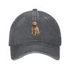 Goldendoodle Golden Doodle Dog Hiking Baseball Cap Sunshade Travel Denim Sun Hat