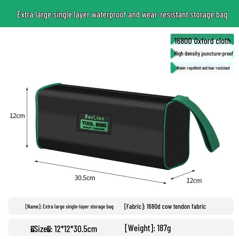 Strapazierfähige wasserdichte Elektrikerwerkzeugtasche: Tragbar, Multifunktional, Verschleißfest, Verdicktes Segeltuch zur Aufbewahrung und Reparatur.