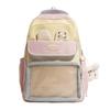 Schoolbag small fresh female backpack macaron color matching soft girl student schoolbag large capacity Japanese sweet girl backpack
