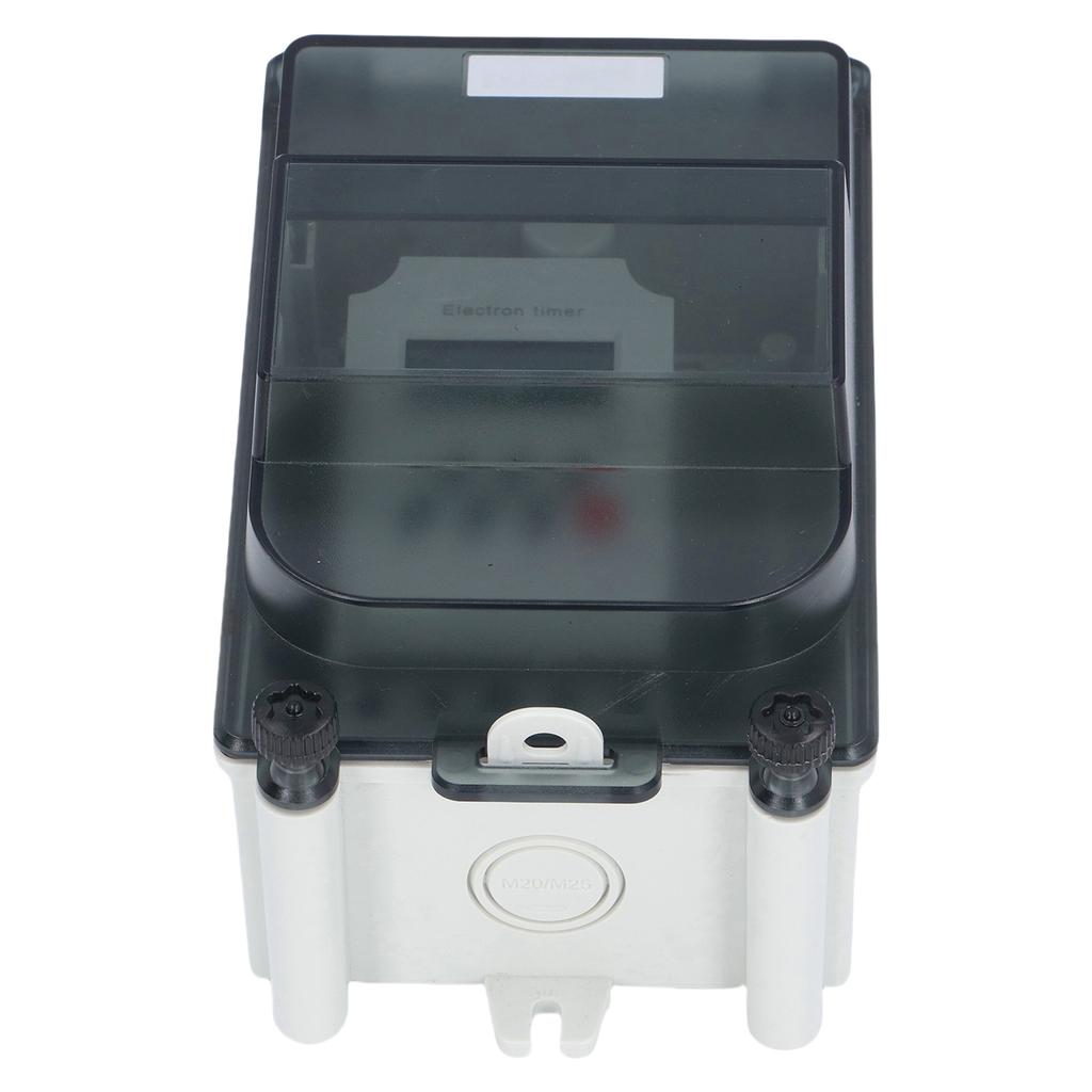 Pool Pump Timer Rain Proof Resin PC Shell Programmable Water Pump Timer Switch with Password Lock for Outdoor