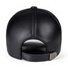 Men's Spring & Autumn Leather Duckbill Cap - Goatskin, Thin Style, Warm for Middle-Aged & Elderly, Casual Outdoor Hat