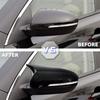 2PCS Glossy Black Rearview Side Mirror Cover Caps For Kia Optima K5 2011-2015