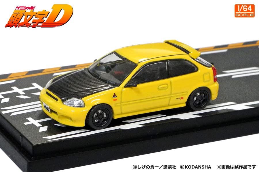 INTERALLIED Initial D Set Tomoyuki Toudou Shokai Civic Takumi Fujiwara Trueno Completed MODELER'S 1/64 Vol.12, Tate, (EK9) & (AE86)