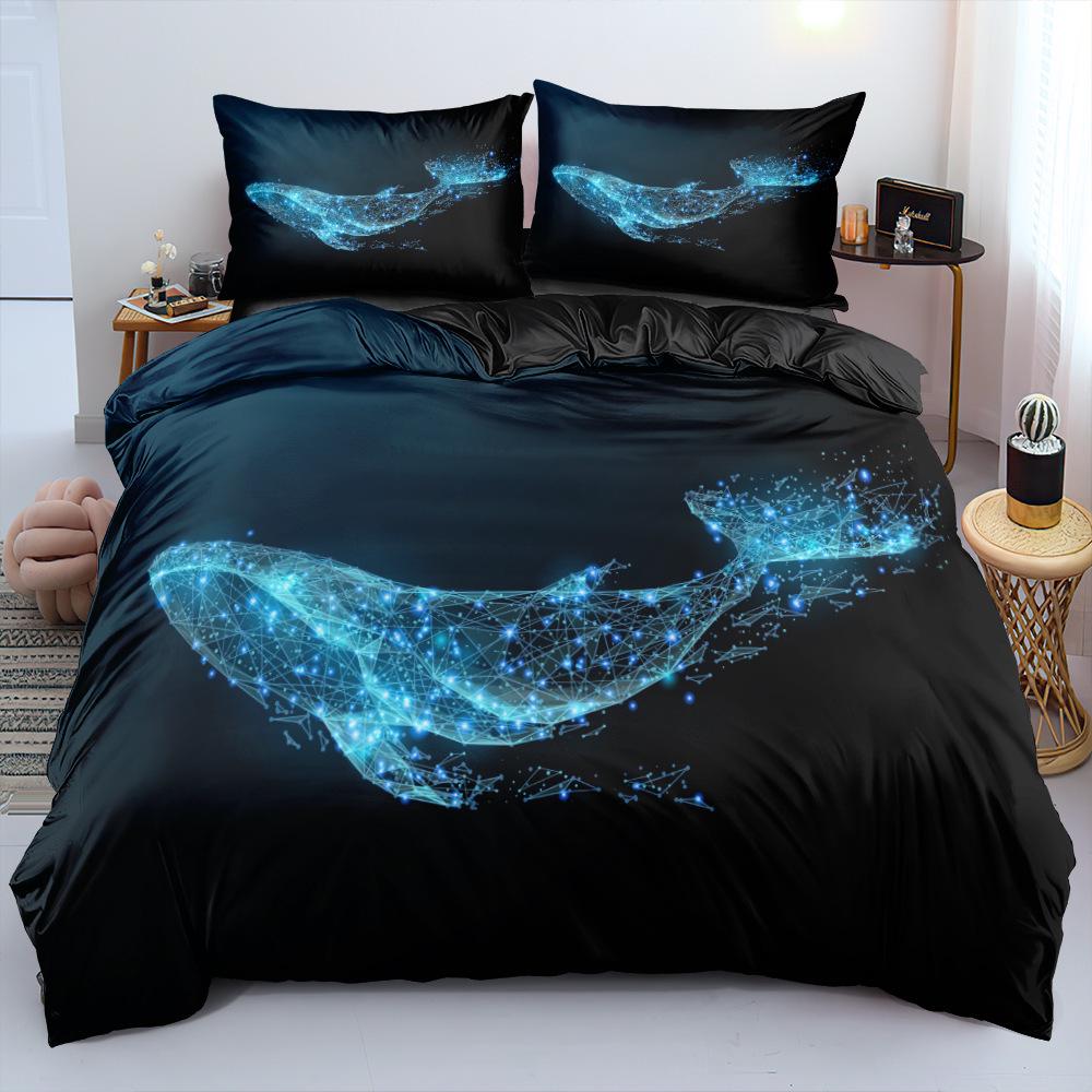 2026 Deep Sea 3D Marine Animal Bedding Set - 3 Piece