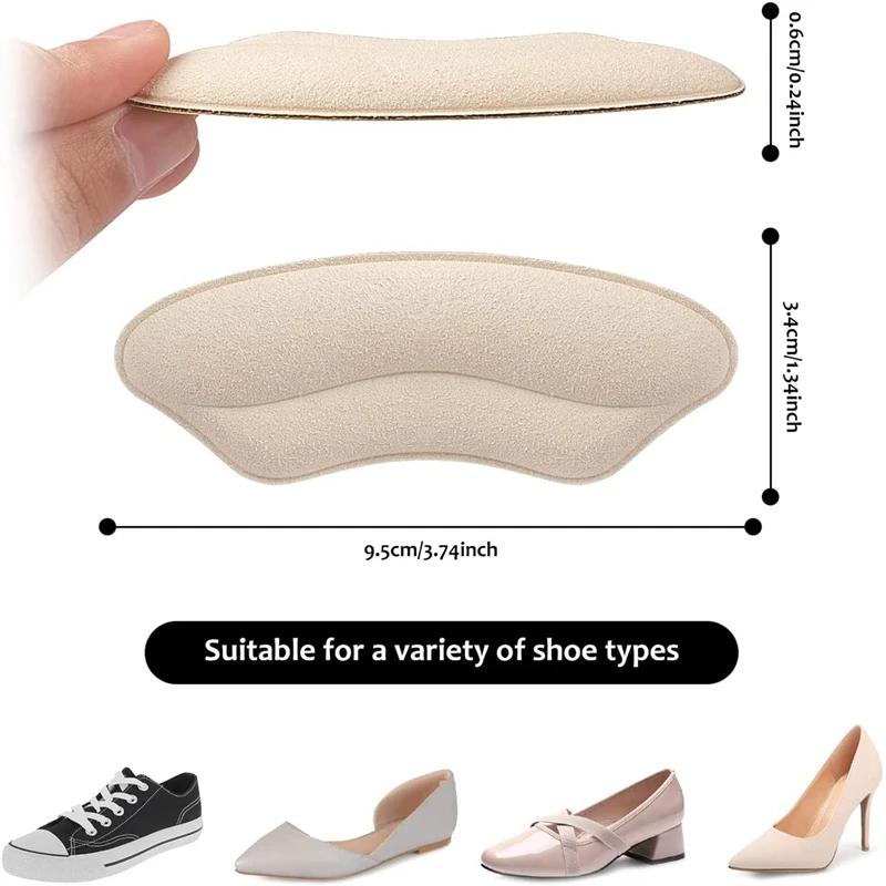 4Pcs/8Pcs Pads Liner Grips Protector Sticker Women High Heel Pad Adjust Size Adhesive Heels Pain Relief Foot Care Products