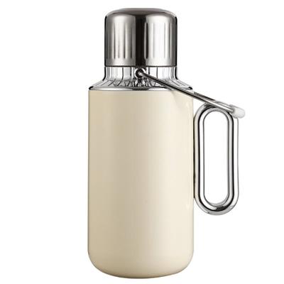 ABFS Portable Insulated Kettle 316 Stainless Steel Large Capacity Outdoor Sports Water Bottle Tea Brewing Pot Travel Mug