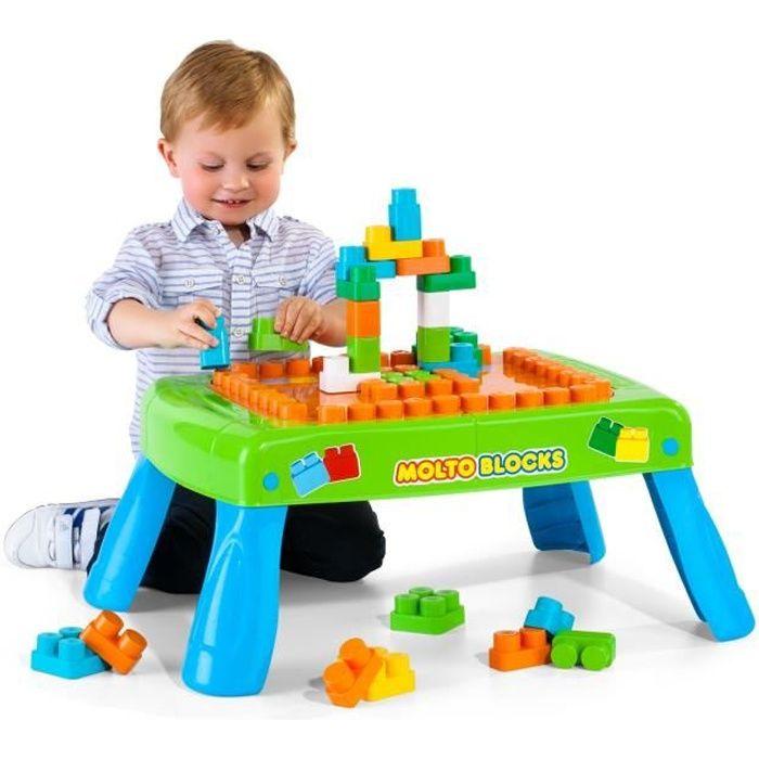 Table d'apprentissage - Molto - Blocks - 20 pièces - Vert - A partir de 3 ans