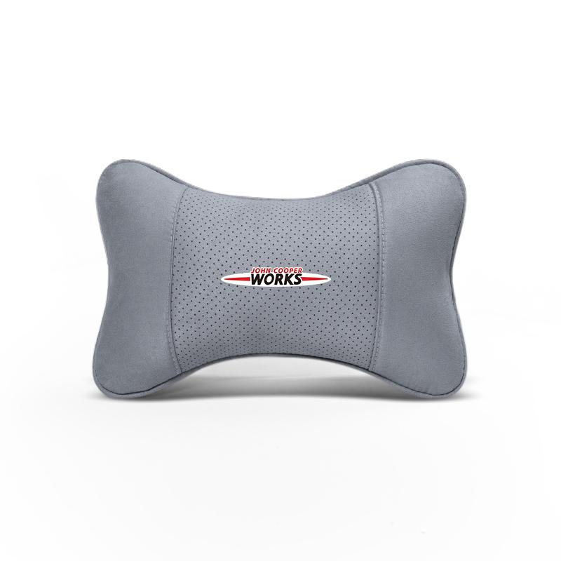 1pcs Car Headrest with Soft Suede Upholstery Valve Cap For BMW X1 X2 X3 X5 X4 X6 X7 iX3 F20 F10 F07 E70 E46 E90 E92 E60 E39