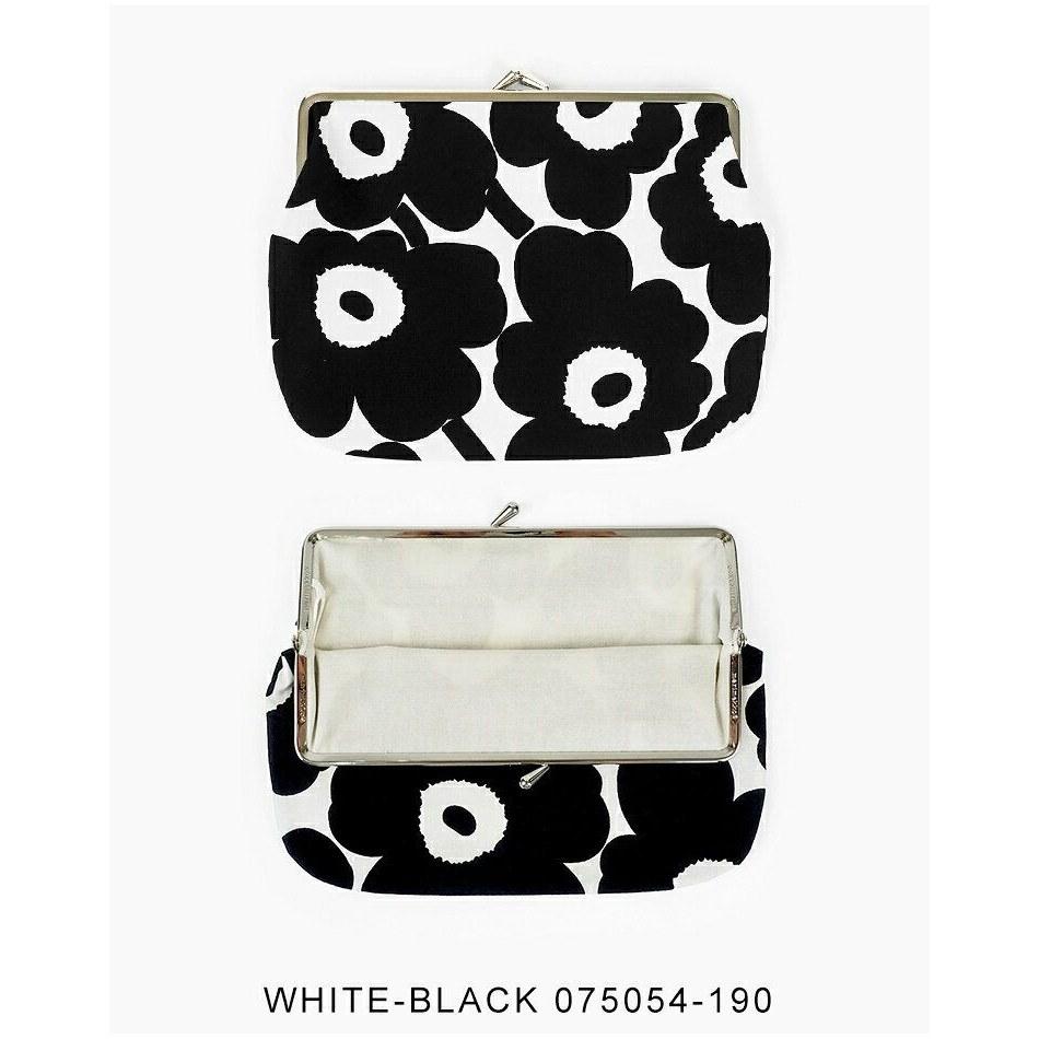 Marimekko Pouch Clasp Purse Unikko Small Item Holder Cute Brand Nordic Goods Gift Present Women Stylish Puolikas Kukkaro Mini 037773 075054 074581