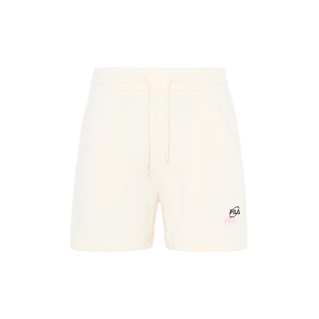 New FILA Casual Shorts Women's Ivory F11W329607A-IV