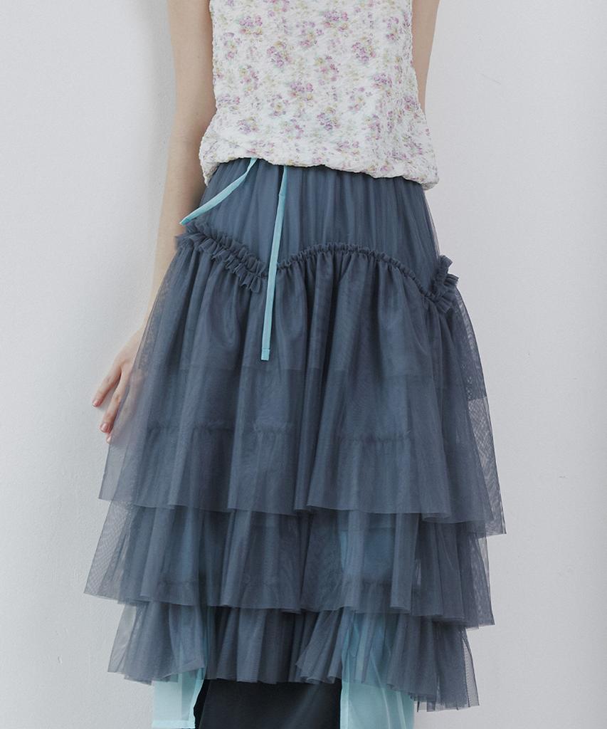 Keulloleu Layered Tulle Skirt - 4 Colors