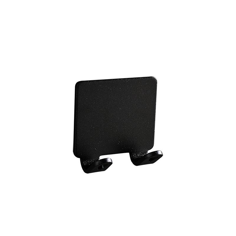 Punch Free Hook Space Aluminum Coat Hook Shaver Holder Kitchen and Bathroom Plug Hook Toilet Wall Simple Single Hook