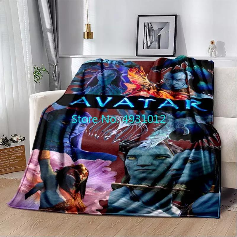 Coperta morbida in peluche Anime Avatar 70x100 cm Morbida Coperta in flanella di agnello Sherpa 3D Regalo per neonati e bambini Plaid Divano Camera da letto