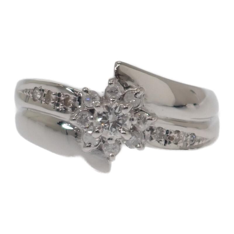 no brand  #14(JP Size) ring Pt900Platinum Women
