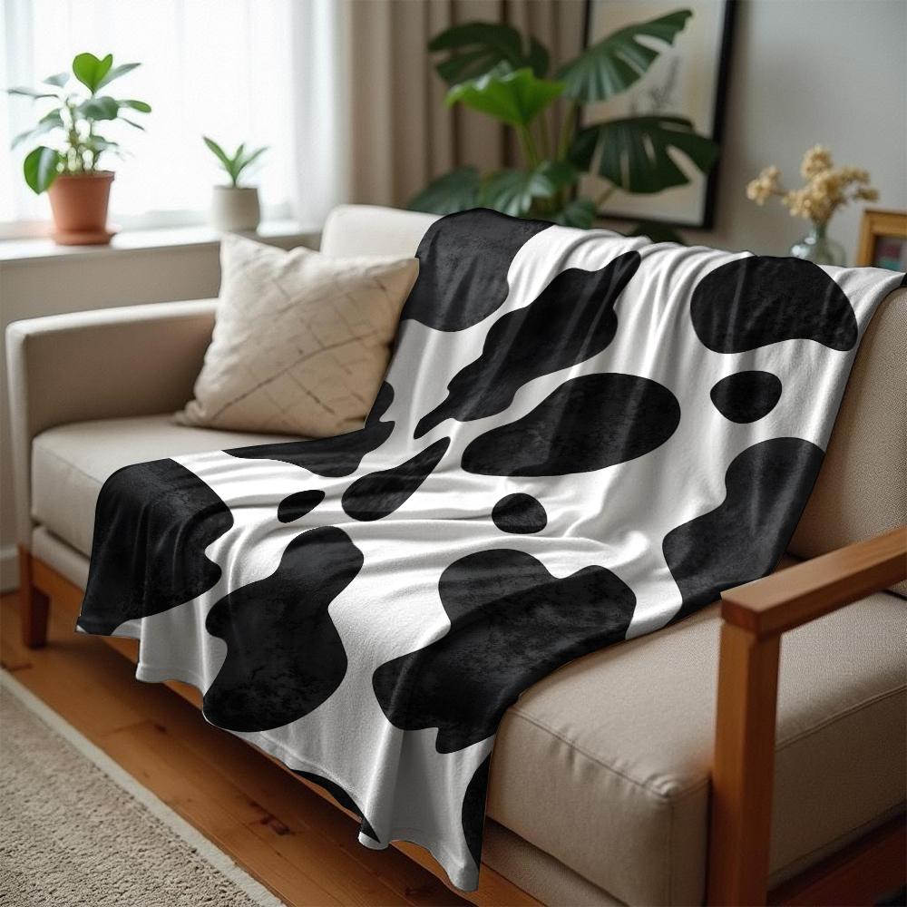 Watercolor Strawberry Soft Flannel Blanket Breathable Warm Throw for Office Car Sofa Kids Room Birthday Xmas Gift
