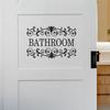 Adesivi Murali Creativi Slogan Inglese Bagno Casa Sfondo Abbellimento