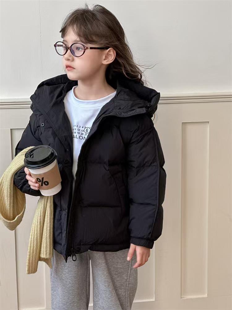 2025 New Kids' Thick Warm Down Jacket - Korean Style for Boys and Girls
