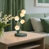 1PC Lily of The Valley Desk Lamp USB Powered, Simulated Plastic Flower Lampshade, Branch Flower Shape