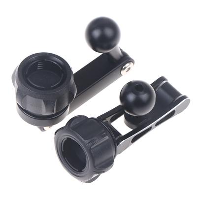 Bras d'extension à rotule 17 mm Adaptateur de tête femelle vers mâle Convient pour support de téléphone à grille d'aération de voiture, support de montage pour navigation