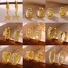 Starfish Drop Hoop Earrings For Women Gold Color Heart Cubic Zirconia Huggie Earring Delicate Beach Jewelry Her Gift Hoops