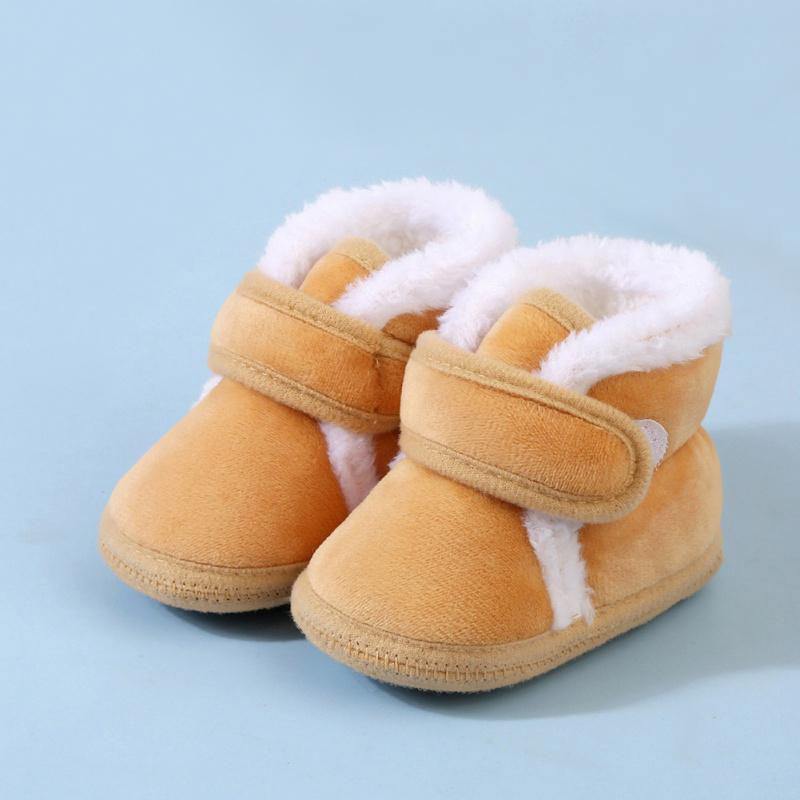 Baby Cotton Shoes Winter Warm Infant Shoes Soft Soled Plush Baby Shoes