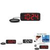 Digital Alarm Clock With Strong Vibrations And Multiple Ringtones For Adults