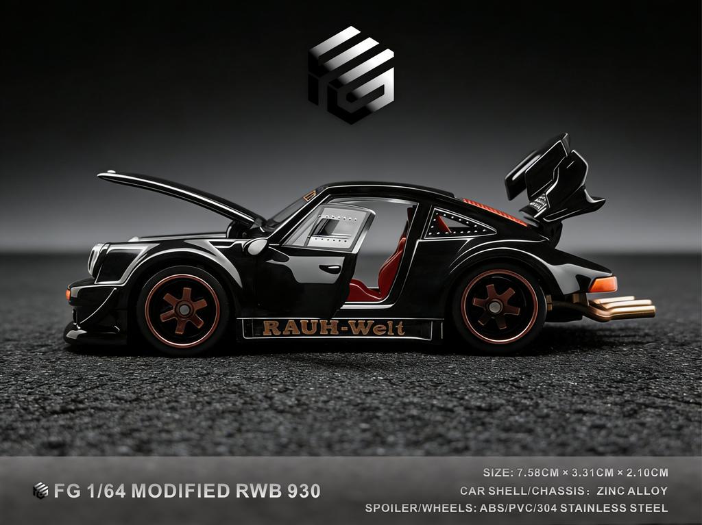 AAXZ1 FG 1/64  Alloy Toy Car RWB930 ML720S ML750S (Including Display Box)