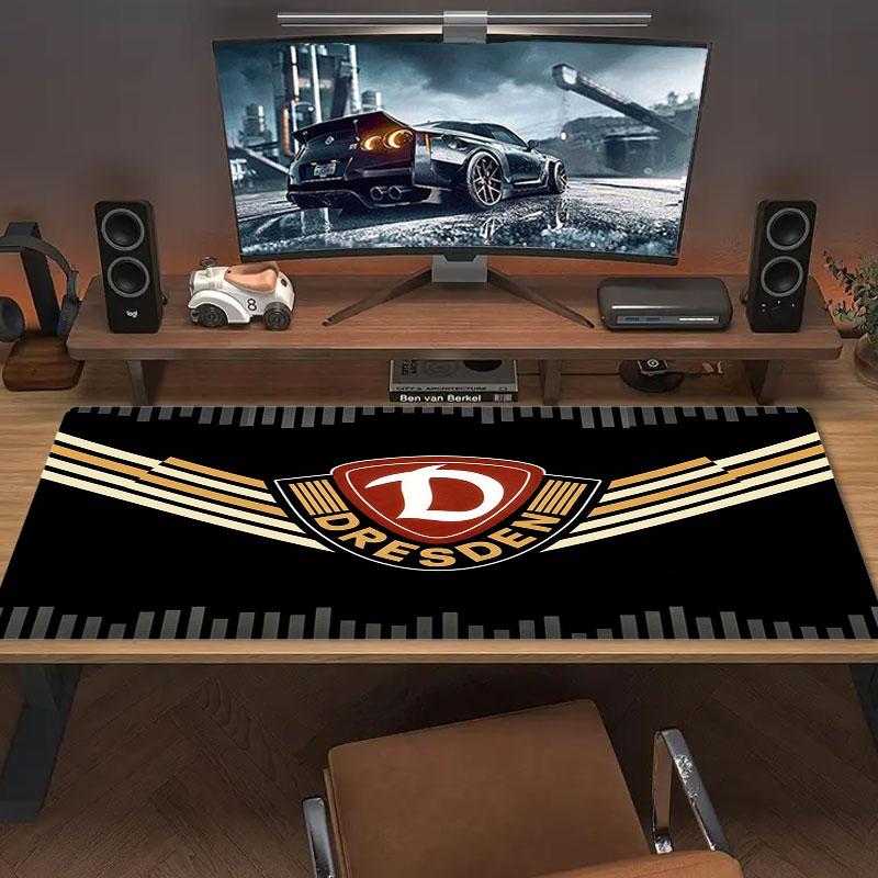 Dynamo Dresden Large Size Mouse Pad Large Gaming Table Cushion Non-slip Laptop Tablet Big Mousepad XXL Mat Mini PC Playmat With Lock edge
