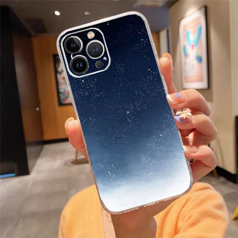 

Phone Case For iphone 17 Pro Max Air 17 16 15 14 13 Pro Max 15Plus 15 16 Pro Moon Star sky Night iphone 13