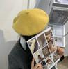 Woolen Beret Women Korean Versatile Hat Women Autumn and Winter Japanese Retro Candy Color Painter Hat