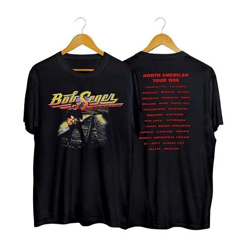 1996 Bob Seger & The Silver Bullet Band Tour T-Shirt Gift Shirt XL