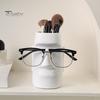 Creative Desktop Storage Abstract Face Statue Eyeglass Holder And Pen Holder, Modern Art Home Office Organizer Desk for Office, Decor, Makeup