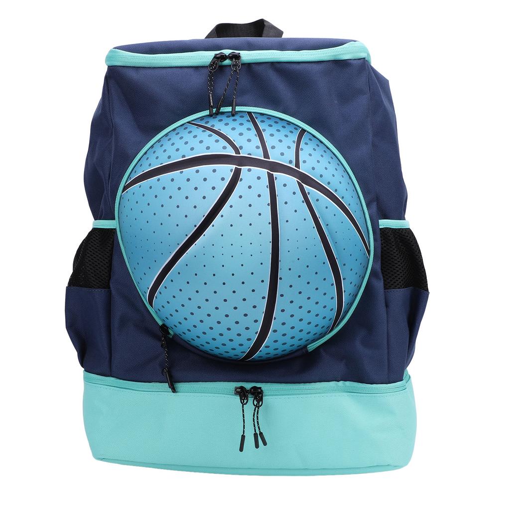Basketball Backpack with Shoe Compartment Oxford Cloth Breathable Soccer Backpack Sports Bag for Out