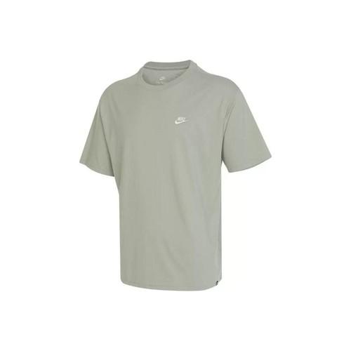 

Nike Solid Color Logo Pullover Short-Sleeve T-Shirt for Men in Light Green XL зелёный