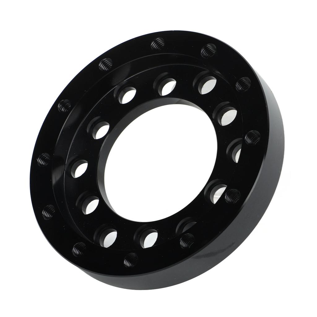 Steering Wheel Adapter Black Plate CNC Aluminium Alloy for Logitech G25 G27 G29 G920 13 14in Steering Wheel 70mm 2.75in