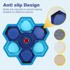 Pet Slow Feeder 3 Level Interactive Prevent Slip Boredom Relief Pet Puzzle Slow Feeding Bowl for Cat Dog