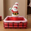 Inflatable Ice Bucket Christmas-Themed with Santa