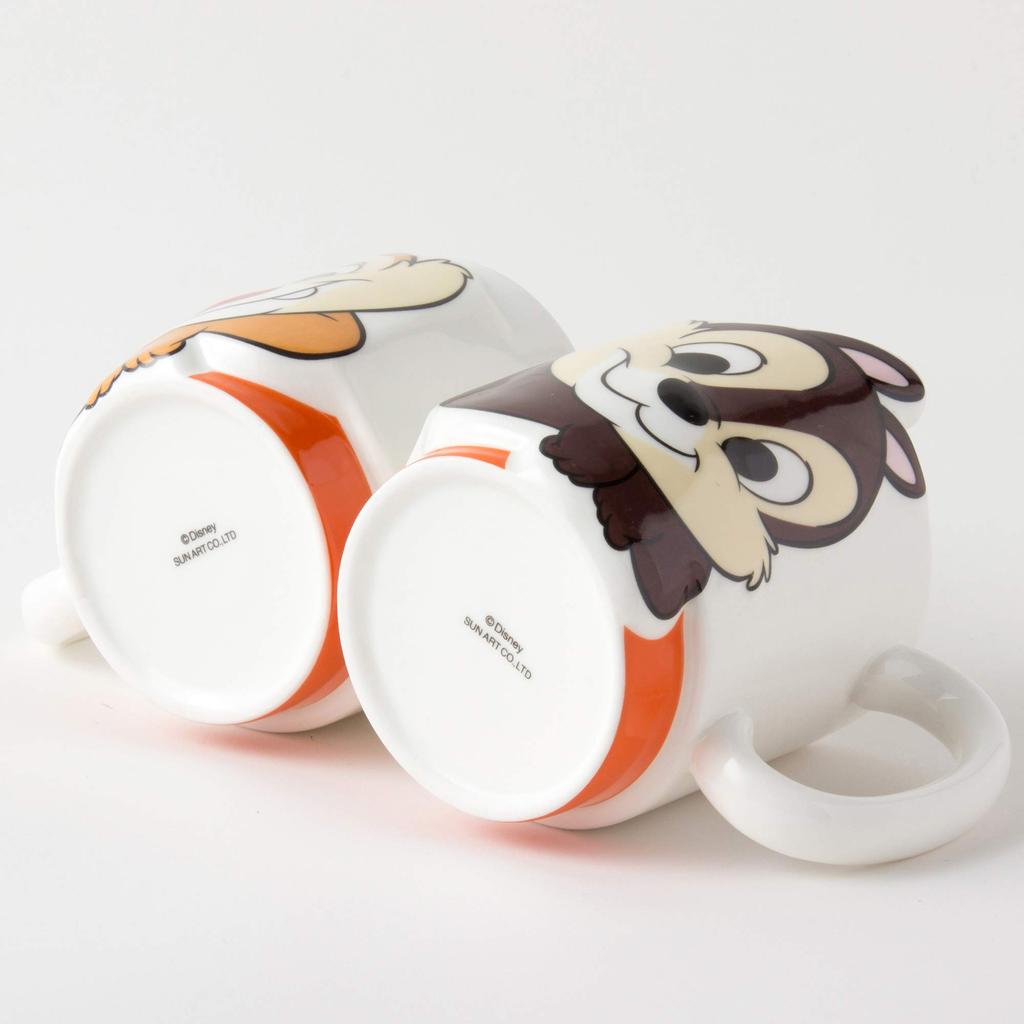 Disney "Chip 'n' Dale" Chip & Dale LOVE Pair Mug 250ml SAN2316