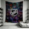 NHL Wall Tapestry Aesthetic Wall Hanging Printed Fabric Blanket Decorative Tapestries for Bedroom Living Room Home Decor
