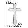No Fade Silver Color Stainless Steel Angel Charms For Jewelry Making Supplies Handmade Necklace Earrings Pendant DIY Heart Cross