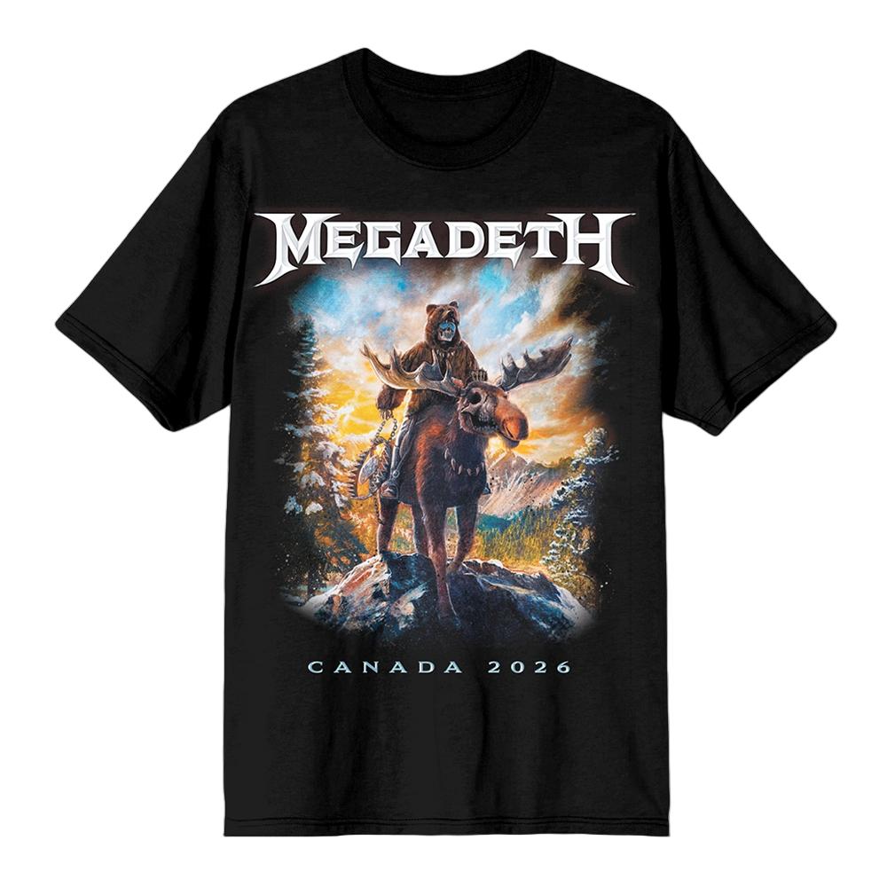 2026 Megadeth Band Tour Grafica Vintage Nuova Maglietta Unisex Unisex 100% Cotone Manica Corta Y2k Oversize Streetwear Popolare Tee Top
