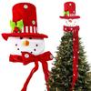 Snowman Tree Topper Soft Christmas Eye-Catching for Shop Window