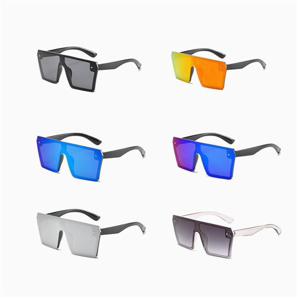 reflective square sunglasses