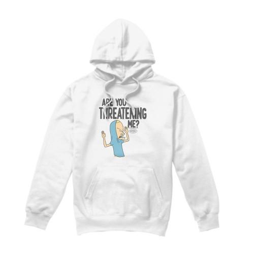 Beavis & Butthead Mens Are You Threatening Me? Hoodie