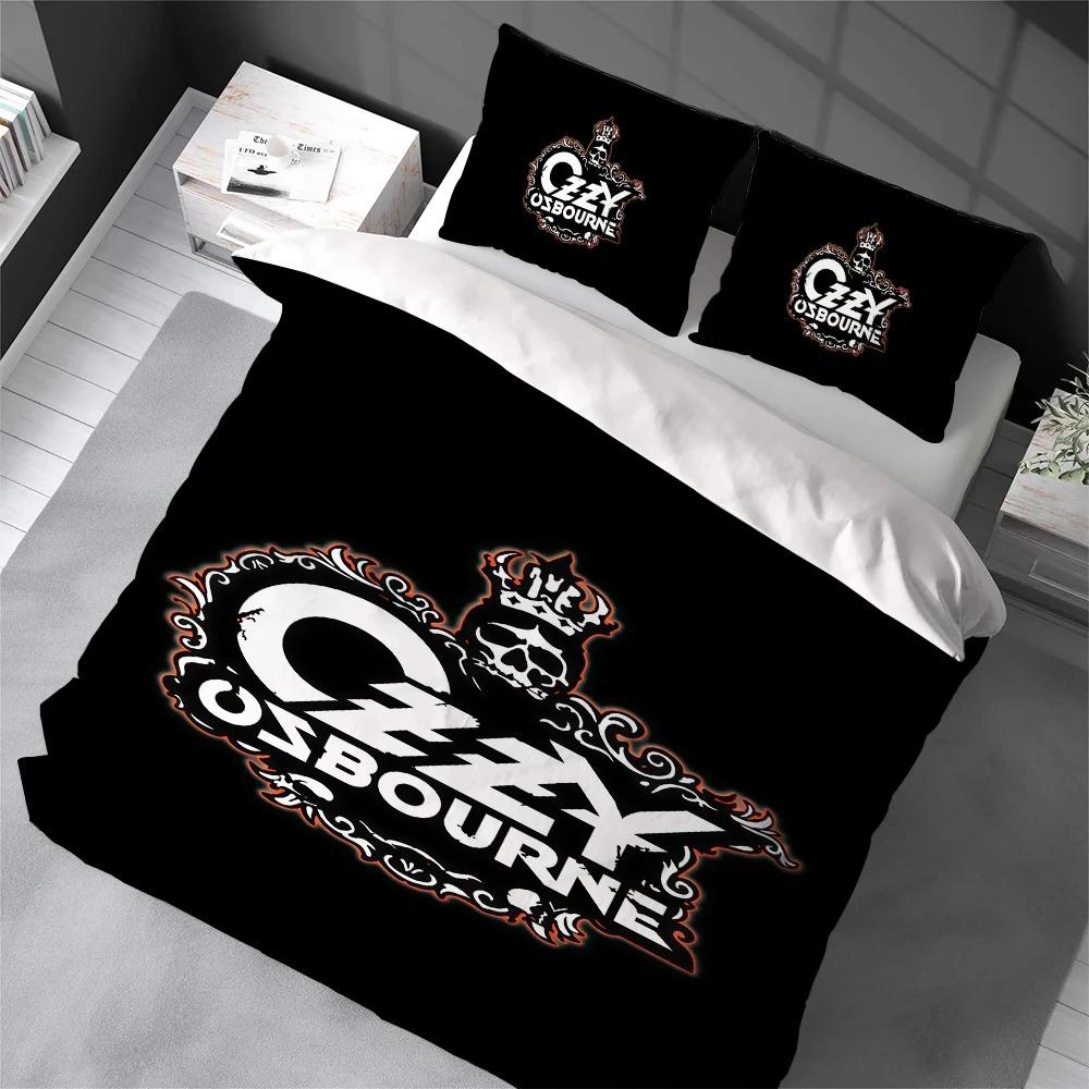 Exquisite O-Ozzy Band O-Osbourne Duvet Cover Set Bedding Set Bedroom Decoration 2/3piece Set Single Double Large Sizes Gift