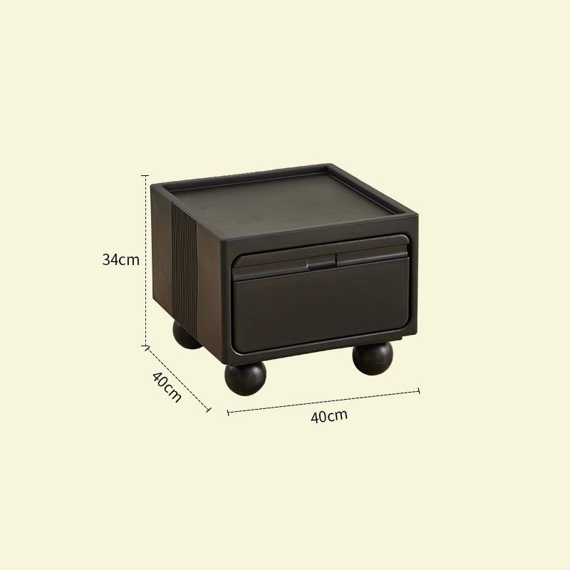 Nordische Kunststoff-Nachttische Schubladen Design Minimalistischer Nachttisch Schlafzimmer Mobiler Tisch Schlafzimmermöbel