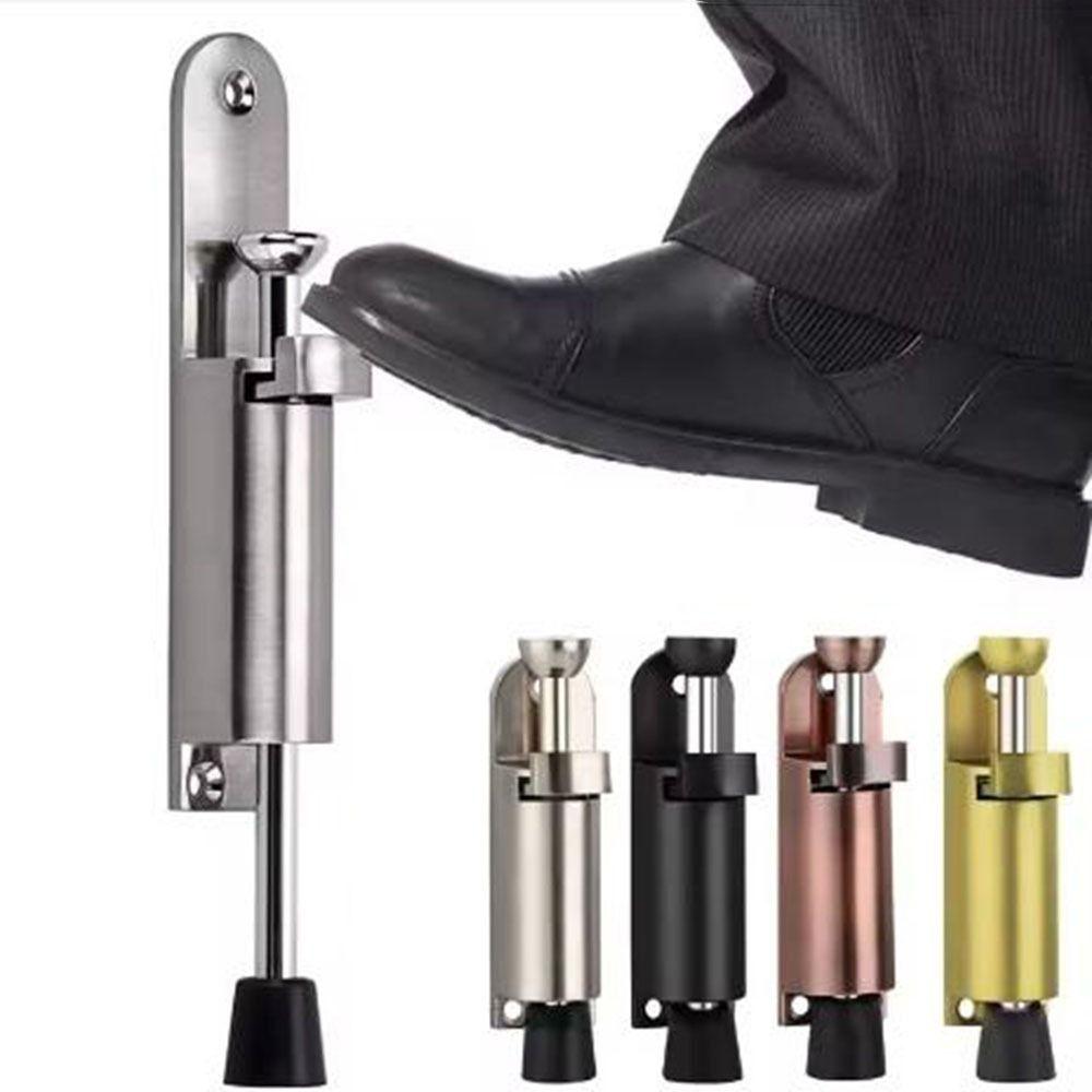 Rostbeständiger Fußbetätigter Türhalter Zink Zink Zinklegierung Kick-Down Türstopper Fußstopper für Zuhause