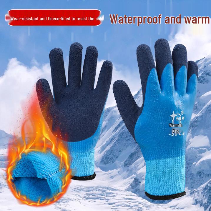 Waterproof, Puncture-Resistant Fish Handling Gloves - Perfect for Catching, Washing, and Slaughtering Seafood with Durable, Cut-Resistant Rubber.