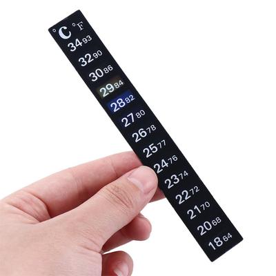 Kühler für Aquarium Aufklebbare Werkzeuge Fischbecken Thermometer Temperaturregelung Temperaturmessung Aufkleber Thermometer